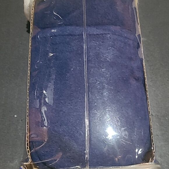 BED BUDDY Warming Footies AROMATHERAPY Soothing FOOT Socks WARMERS Navy Blue - Picture 4 of 4